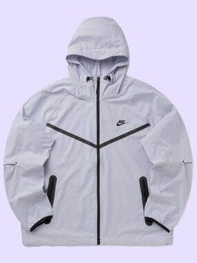 Men’s Size XXL, or L Nike Tech Woven Windrunner Nylon Jacket Ghost HM7151-057